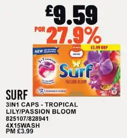 Bestway Surf 3in1 caps - tropical lily/passion bloom offer