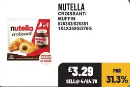 Bestway Nutella croissant offer