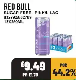 Bestway Red Bull sugar free - pink/lilac offer