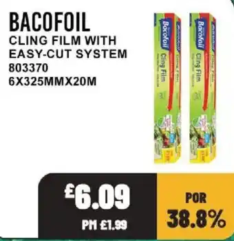 Bestway Bacofoil cling film with easy-cut system offer