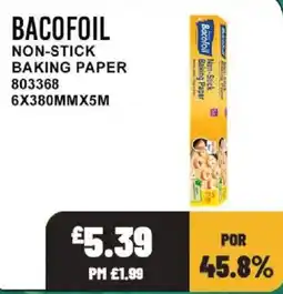 Bestway Bacofoil non-stick baking paper offer