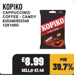 Bestway Kopiko cappuccino coffee candy offer