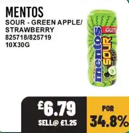 Bestway Mentos sour offer