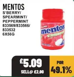 Bestway Mentos strawberry offer