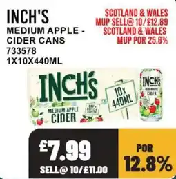 Bestway Inch's medium apple cider offer