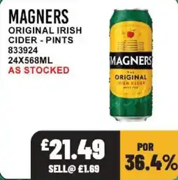 Bestway Magners original irish cider offer