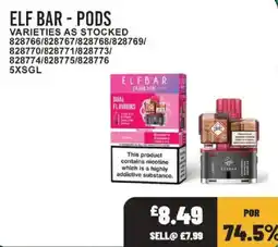 Bestway Elf Bar Pods offer