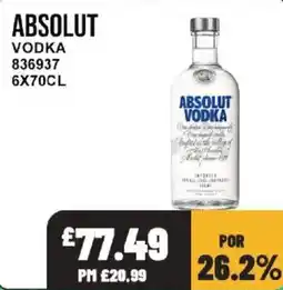 Bestway Absolut vodka offer