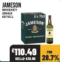 Bestway Jameson Irish Whiskey offer