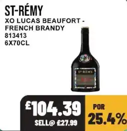 Bestway St-rémy xo lucas beaufort french brandy offer
