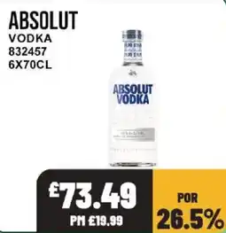 Bestway Absolut vodka offer