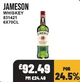 Bestway Jameson whiskey offer