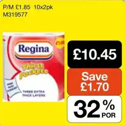 Booker Wholesale Regina Thirst Pockets offer