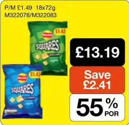 Booker Wholesale Squares offer