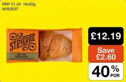 Booker Wholesale St pierre butter croissant offer