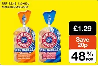 New York Bakery nyc bagels