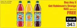 Booker Wholesale Robinson's orange offer