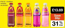 Booker Wholesale Lucozade energy offer