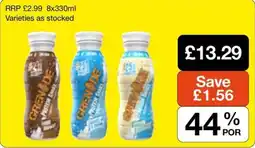 Booker Wholesale Grenade protein bars offer