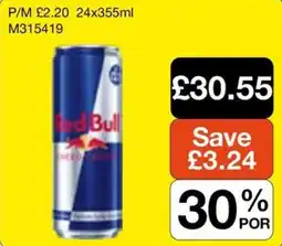 Booker Wholesale Red Bull offer