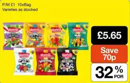 Booker Wholesale Regal candy offer