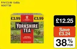 Booker Wholesale Yorkshire tea offer