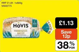 Booker Wholesale Hovis farmhouse batch offer