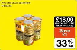 Booker Wholesale Strongbow cider offer