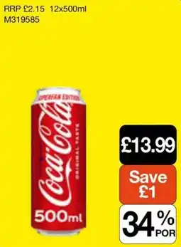 Booker Wholesale Coca-Cola superfan edition offer
