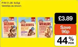 Booker Wholesale Pedigree sizzlers allsorts whirlers offer