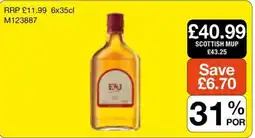 Booker Wholesale E&J Scotch Whisky offer