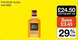 Booker Wholesale White mackay offer