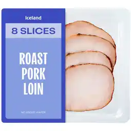 Iceland Iceland 8 Slices (Approx.) Roast Pork Loin 100g offer