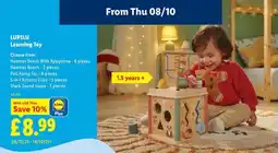 Lidl Lupilu Learning Toy offer
