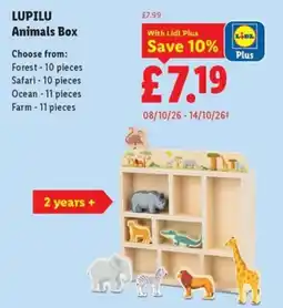 Lidl Lupilu Animals Box offer