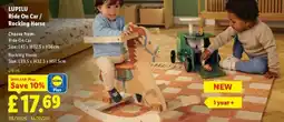 Lidl Lupilu Ride On Car / Rocking Horse offer