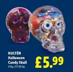 Lidl HULTÉN Halloween Candy Skull offer