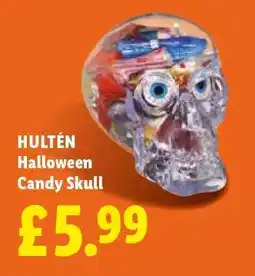 Lidl HULTÉN Halloween Candy Skull offer
