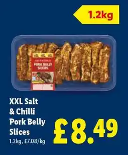 Lidl XXL Salt & Chilli Pork Belly Slices offer