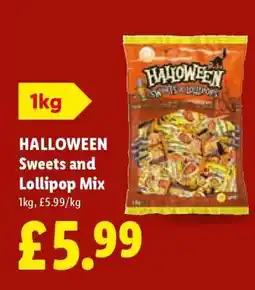 Lidl HALLOWEEN Sweets and Lollipop Mix offer