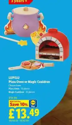 Lidl LUPILU Pizza Oven or Magic Cauldron offer
