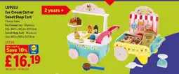 Lidl LUPILU Ice Cream Cart or Sweet Shop Cart offer