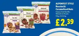 Lidl ALPENFEST STYLE Roasted & Caramelised Nuts offer
