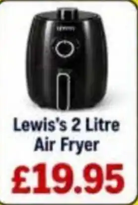 Lewis's 2 Litre Air Fryer