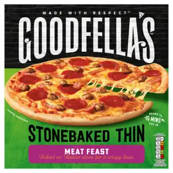 Asda Goodfella's Stonebaked Thin Meat Feast Pizza offer