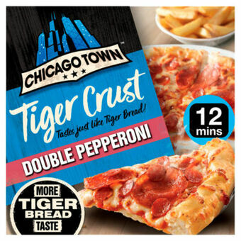 Asda Chicago Town Tiger Crust Double Pepperoni Pizza offer