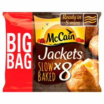 Asda McCain 8 Frozen Baked Jacket Potatoes offer