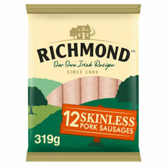 Asda Richmond 12 Skinless Pork Sausages offer