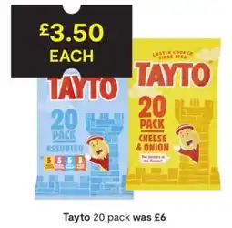 SuperValu Tayto 20 pack offer