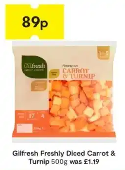 SuperValu Gilfresh freshly diced carrot & turnip offer